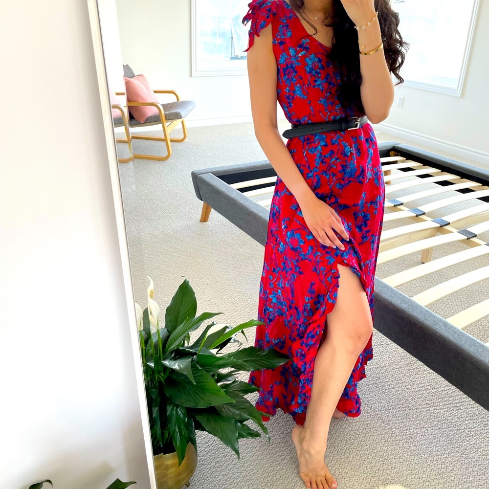 Vintage Maxi Dress with Slit